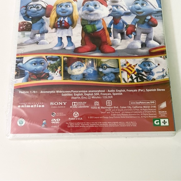 The Smurfs A Christmas Carol DVD Sealed - Picture 11 of 12